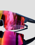 Aerodynamische Fahrradbrille für ununterbrochene Sicht 0