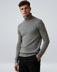 Alwin | Herren Rollkragenpullover Grobstrick 1