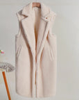Ärmelloser Teddymantel für Elegante Wintertage 3