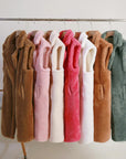 Ärmelloser Teddymantel für Elegante Wintertage 5