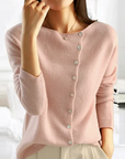 Asymmetrische Strickjacke mit modernem Schnitt 1