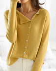 Asymmetrische Strickjacke mit modernem Schnitt 3