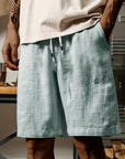 Bequeme Herren Sommershorts mit Kordelzug – Atmungsaktive und stilvolle Freizeitshorts 11
