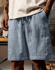 Bequeme Herren Sommershorts mit Kordelzug – Atmungsaktive und stilvolle Freizeitshorts 10