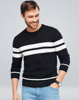 Bruno | Herren Strickpullover Rundhals Grobstrick 1