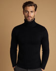 Conrad | Herren Strickpullover Rollkragen Zopfstrick 4