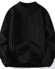 Dorian | Herren Strickpullover Grobstrick Rundhals 5