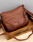 Elegante Handtasche aus weichem Leder 0
