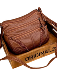 Elegante Handtasche aus weichem Leder 1