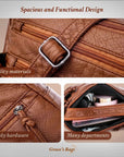 Elegante Handtasche aus weichem Leder 2