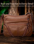 Elegante Handtasche aus weichem Leder 5