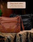 Elegante Handtasche aus weichem Leder 6