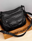 Elegante Handtasche aus weichem Leder 7