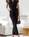Eleganter Jumpsuit mit V-Ausschnitt für Hochzeiten 3