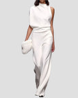 Eleganter Jumpsuit mit Vintage-Kragen – Bequem und Stilvoll für Besondere Anlässe 1