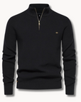 Eleganter Pullover mit Stehkragen und Zip 1