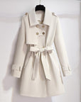 Eleganter Trenchcoat in Klassischem Weiß für Stilbewusste 0