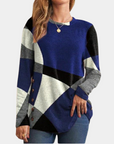 Elegantes Langarmshirt mit Knopfdetail für jeden Anlass 4