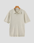 Elegantes Poloshirt mit feiner Rippstruktur 0