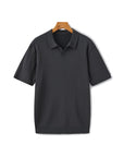 Elegantes Poloshirt mit feiner Rippstruktur 10