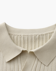 Elegantes Poloshirt mit feiner Rippstruktur 4