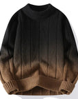 Farbverlauf Strickpullover für stilbewusste Männer 1