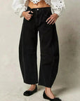 Hoch Taillierte Damenjeans mit Weitem Bein 3