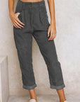 Hohe Taillenhose aus weichem Material – Bequeme, elegante Hose für jeden Anlass 2