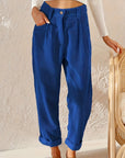 Hohe Taillenhose aus weichem Material – Bequeme, elegante Hose für jeden Anlass 5