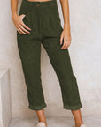 Hohe Taillenhose aus weichem Material – Bequeme, elegante Hose für jeden Anlass 6