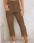 Hohe Taillenhose aus weichem Material – Bequeme, elegante Hose für jeden Anlass 10