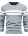 Klassischer Streifenpullover mit Elegantem Rundhalsausschnitt 3