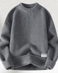 Klassischer Strickpullover mit Crew-Hals 2