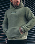 Lars | Herren Kapuzenpullover Kängurutasche Fleece 0
