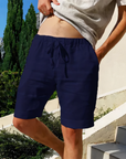 Leinen Shorts mit Eleganter Leichtigkeit für den Sommer 2