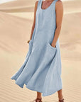 Luftiges Sommerkleid mit schmeichelhaftem Schnitt – Ideal für warme Tage 6