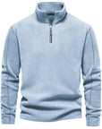 Max | Herren Rollkragenpullover Reißverschluss Fleece 9