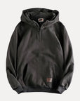 Minimalistisches Hoodie mit Halbzip und Tasche 3