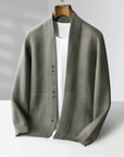 Moderne Strickjacke mit offener Vorderseite 0