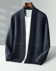 Moderne Strickjacke mit offener Vorderseite 1