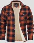 Modische Bomberjacke mit Karomuster für kalte Tage 0