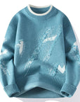 Raphael | Herren Strickpullover Distressed-Design Grobstrick 2