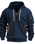 Urbaner Hoodie mit Halbzip für Stilbewusste 0
