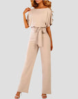 Eleganter Sommer Jumpsuit aus leichtem, atmungsaktivem Material für Damen 1