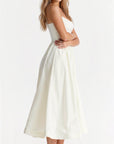A-Linien Midi-Kleid mit zarten Trägern 2