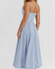 A-Linien Midi-Kleid mit zarten Trägern 5