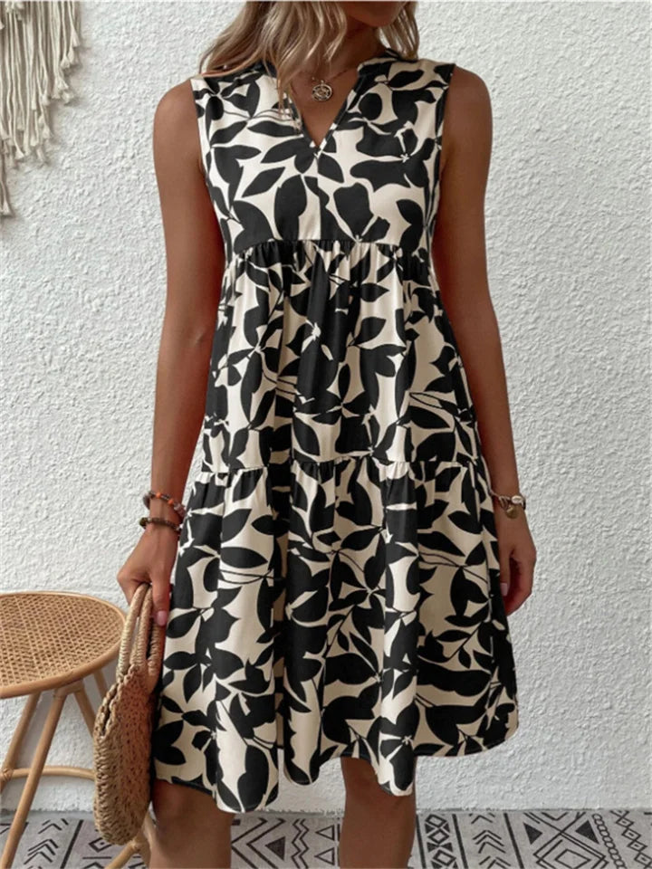 A-Linien Sommerkleid mit Blumendruck – Leicht und Elegant für Jeden Anlass 4