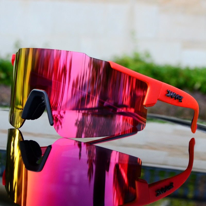 Aerodynamische Fahrradbrille für ununterbrochene Sicht 10