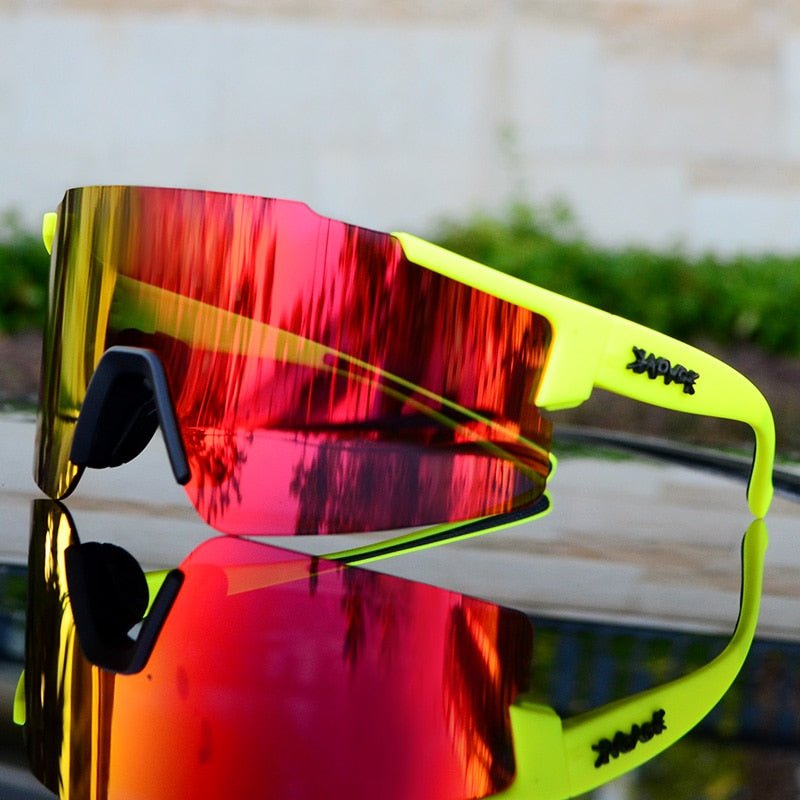 Aerodynamische Fahrradbrille für ununterbrochene Sicht 13