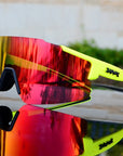 Aerodynamische Fahrradbrille für ununterbrochene Sicht 13